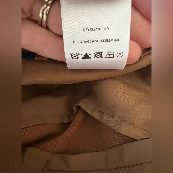 New VERONICA BEARD Arte Slit Flare Pants in Dark Ochre Size 4 - Picture 10 of 14